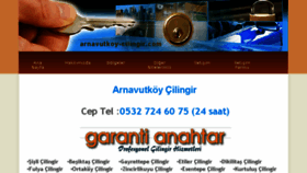 What Arnavutkoy-cilingir.com website looked like in 2016 (8 years ago)