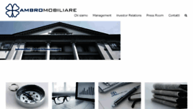 What Ambromobiliare.it website looked like in 2016 (8 years ago)