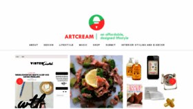 What Artcre.am website looked like in 2016 (8 years ago)