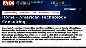 What Americantechnologyconsulting.com website looked like in 2016 (8 years ago)