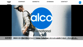 What Alco-group.com website looked like in 2016 (7 years ago)
