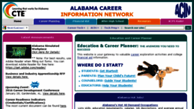 What Alcareerinfo.org website looked like in 2016 (7 years ago)