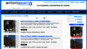 What Antoniojserra.com website looked like in 2016 (7 years ago)