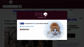 What Animals-zone.com website looked like in 2016 (7 years ago)