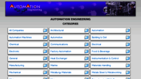 What Automationengineeringinfo.com website looked like in 2016 (7 years ago)