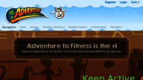 What Adventuretofitness.com website looked like in 2016 (7 years ago)