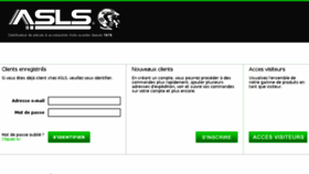 What Aslsnet.fr website looked like in 2016 (7 years ago)