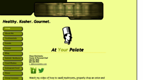 What Atyourpalate.com website looked like in 2016 (7 years ago)