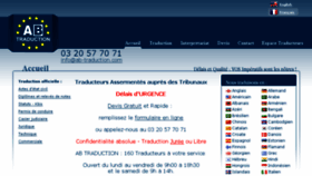 What Ab-traduction.com website looked like in 2016 (7 years ago)