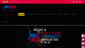What Airhop-guildford.com website looked like in 2016 (8 years ago)