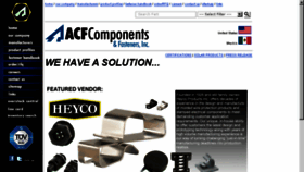 What Acfcom.com website looked like in 2016 (7 years ago)