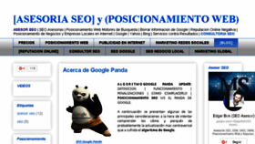 What Asesorseo.net website looked like in 2016 (7 years ago)