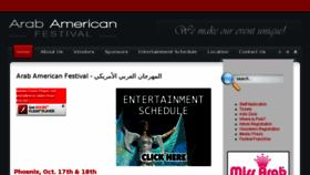 What Arabamericanfestival.com website looked like in 2016 (7 years ago)