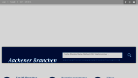 What Aachenerbranchen.de website looked like in 2016 (7 years ago)