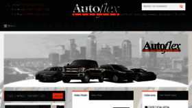 What Autoflex.com website looked like in 2016 (7 years ago)