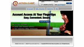 What Actionbankcard.com website looked like in 2016 (7 years ago)