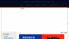 What Admissions.boisestate.edu website looked like in 2016 (8 years ago)