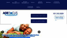 What Agefocus.net website looked like in 2016 (7 years ago)
