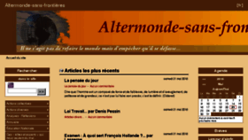 What Altermonde-sans-frontiere.com website looked like in 2016 (8 years ago)