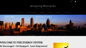 What Amazingmoments.org website looked like in 2016 (7 years ago)