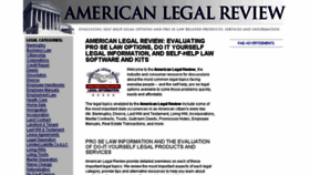 What Americanlegalreview.com website looked like in 2016 (7 years ago)