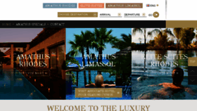 What Amathus-hotels.com website looked like in 2016 (7 years ago)