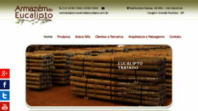 What Armazemdoeucalipto.com.br website looked like in 2016 (7 years ago)