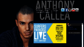 What Anthonycallea.com website looked like in 2016 (7 years ago)