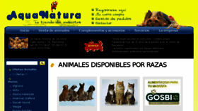 What Aquanatura.es website looked like in 2016 (7 years ago)