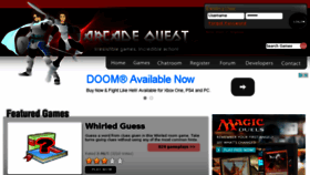 What Arcadequest.net website looked like in 2016 (8 years ago)