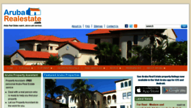What Arubarealestate.com website looked like in 2016 (9 years ago)