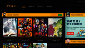 What Animego.us website looked like in 2016 (8 years ago)