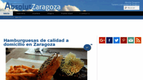 What Absolutzaragoza.com website looked like in 2016 (7 years ago)