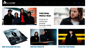What Acodewear.com website looked like in 2016 (7 years ago)