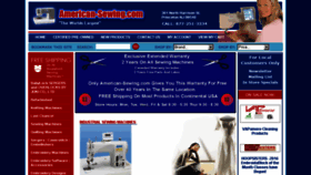 What American-sewing.com website looked like in 2016 (7 years ago)