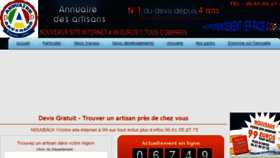 What Annuaire-des-artisans.org website looked like in 2016 (7 years ago)