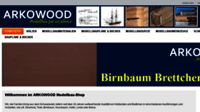What Arkowood-shop.de website looked like in 2016 (7 years ago)