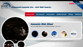 What Arceyazilim.com website looked like in 2016 (7 years ago)