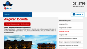What Asiguracasa.ro website looked like in 2016 (7 years ago)