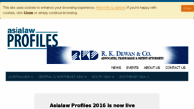 What Asialawprofiles.com website looked like in 2016 (7 years ago)