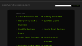 What Aardvarkbusiness.com website looked like in 2016 (7 years ago)