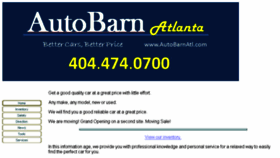 What Autobarnatl.com website looked like in 2016 (8 years ago)