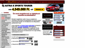 What Autoszalonok.hu website looked like in 2016 (7 years ago)