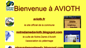 What Avioth.fr website looked like in 2016 (7 years ago)