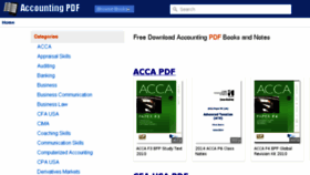 What Accountingpdf.com website looked like in 2016 (7 years ago)