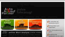 What Autoankauf-partner.de website looked like in 2016 (7 years ago)