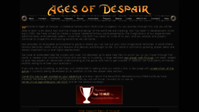 What Agesofdespair.net website looked like in 2016 (7 years ago)