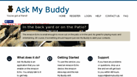 What Askmybuddy.net website looked like in 2016 (7 years ago)