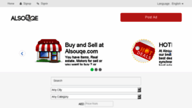 What Alsouqe.com website looked like in 2016 (7 years ago)