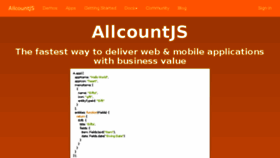 What Allcountjs.com website looked like in 2016 (7 years ago)